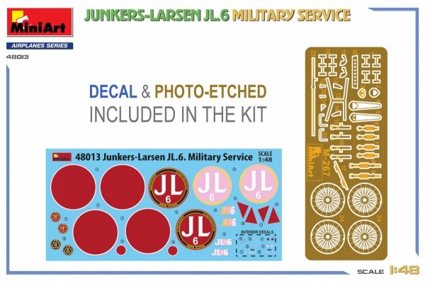 MiniArt 48013 Junkers-Larsen JL.6 1/48