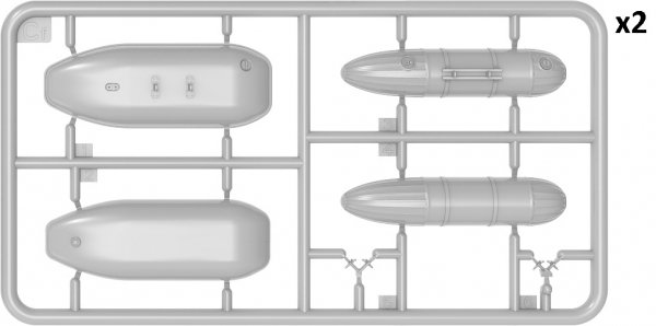 MiniArt 48060 P-47M THUNDERBOLT. DORSAL FIN. BASIC KIT 1/48