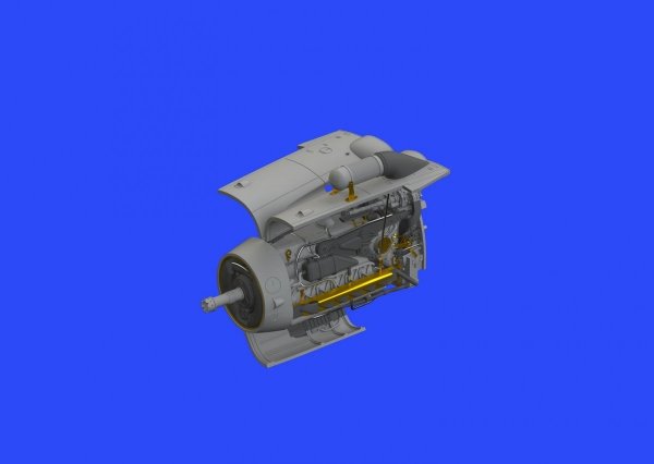 Eduard 648427 Bf 109G-6/ U4 engine TAMIYA 1/48
