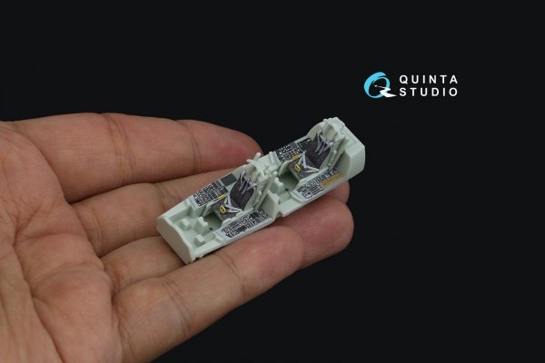 Quinta Studio QD72110 F-15E 3D-Printed &amp; coloured Interior on decal paper (Revell) 1/72