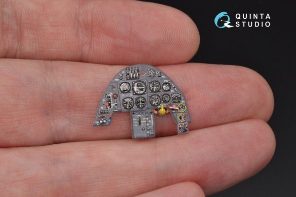 Quinta Studio QD32046 Bf 109G-10 3D-Printed &amp; coloured Interior on decal paper (for Trumpeter kit) 1/32