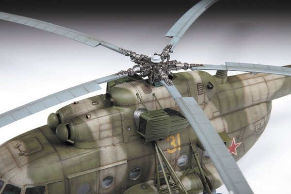 Zvezda 4828 Soviet multipurpose helicopter Mil Mi-8MT Hip-H 1/48