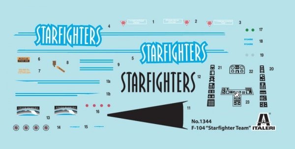 Italeri 1344 Starfighters F-104G (1:72)