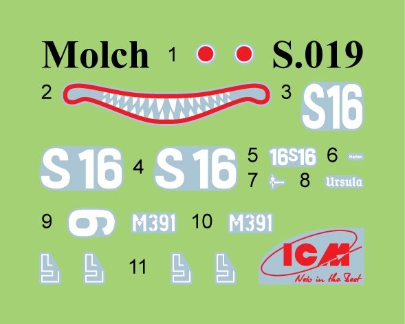 ICM S020 K-Verbande Midget Submarines 1/72