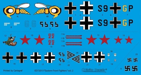 Exito ED72013 Eastern Front Fighters 2 1/72