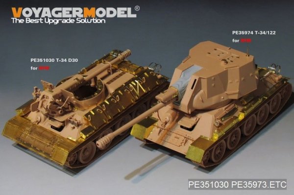 Voyager Model PE35973 Egyptain T-34/122 S.P.G Basic For RFM 5013 1/35