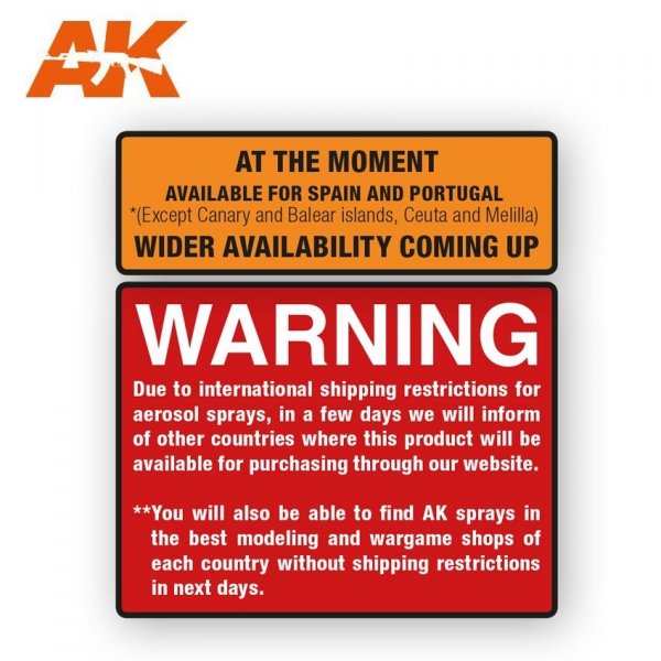 AK Interactive AK1014 SEMI GLOSS VARNISH SPRAY 400ml