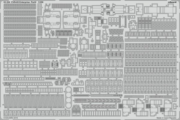 Eduard 53224 CVN-65 Enterprise pt.2 TAMIYA 1/350