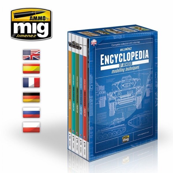 Ammo of Mig 6149BE COMPLETE ENCYCLOPEDIA OF ARMOUR MODELLING TECHNIQUES EN bez etui/not case