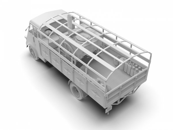 ICM 35415 Gulaschkanone, field kitchen in the AHN truck 1/35