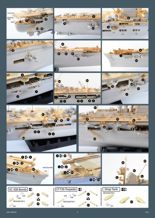 MK1 Design MD-35028 DKM Graf Zeppelin DX 1/350