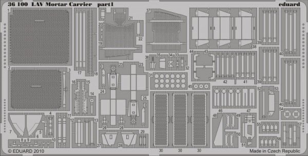 Eduard 36100 LAV Mortar Carrier 1/35 Trumpeter