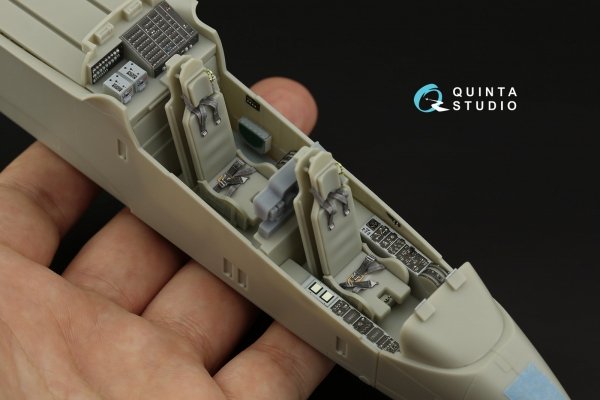 Quinta Studio QD32078 OV-10A (USN version) 3D-Printed &amp; coloured Interior on decal paper (KittyHawk) 1/32