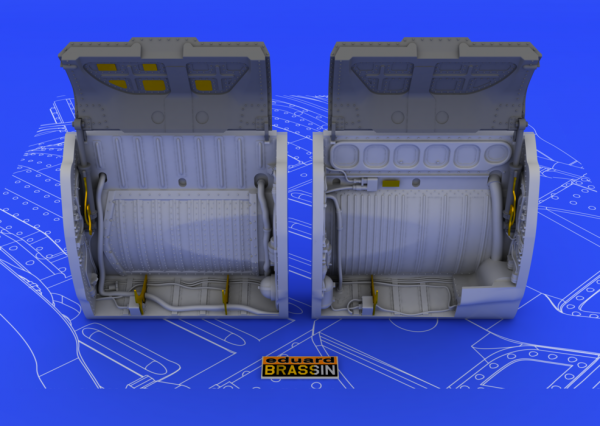 Eduard 648049 MiG-21 wheel wells 1/48 (EDUARD)