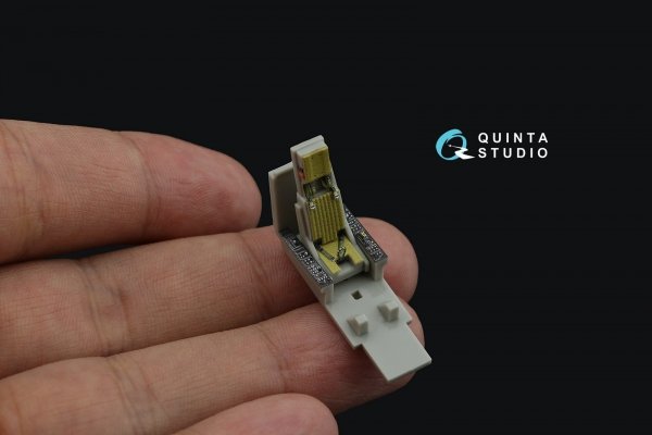 Quinta Studio QD72130 AV-8B early 3D-Printed coloured Interior on decal paper (Hasegawa) 1/72