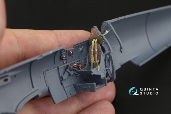 Quinta Studio QD48189 Spitfire Mk.V 3D-Printed &amp; coloured Interior on decal paper (for Eduard kit) 1/48