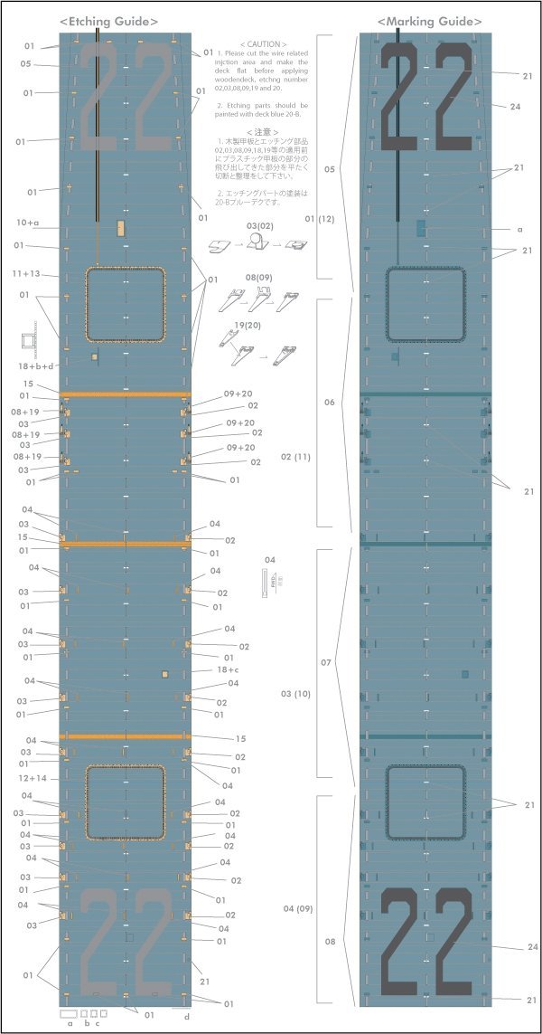 Pontos 35011WD1 USS CVL-22 Independence Wooden Deck set Type 1 (1:350)