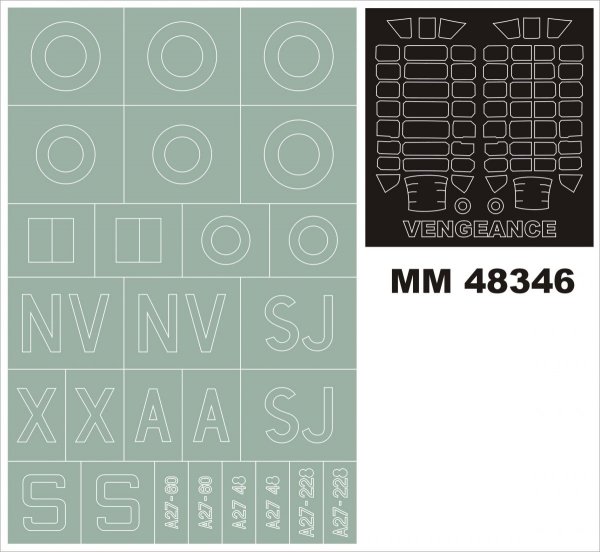 Montex MM48346 Vultee Vengeance AZ MODEL AZ4813 1/48