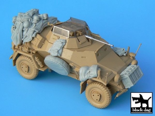 Black Dog T35003 Sd.Kfz. 222 &amp; 223 accessories set for Tamiya kits 1/35