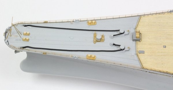 Pontos 37025FN IJN Musashi 1944 Detail up set Advanced Hinoki Tone Deck (1:350)