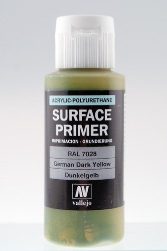 Vallejo 73604 Surface Primer German Dark Yellow 60ml
