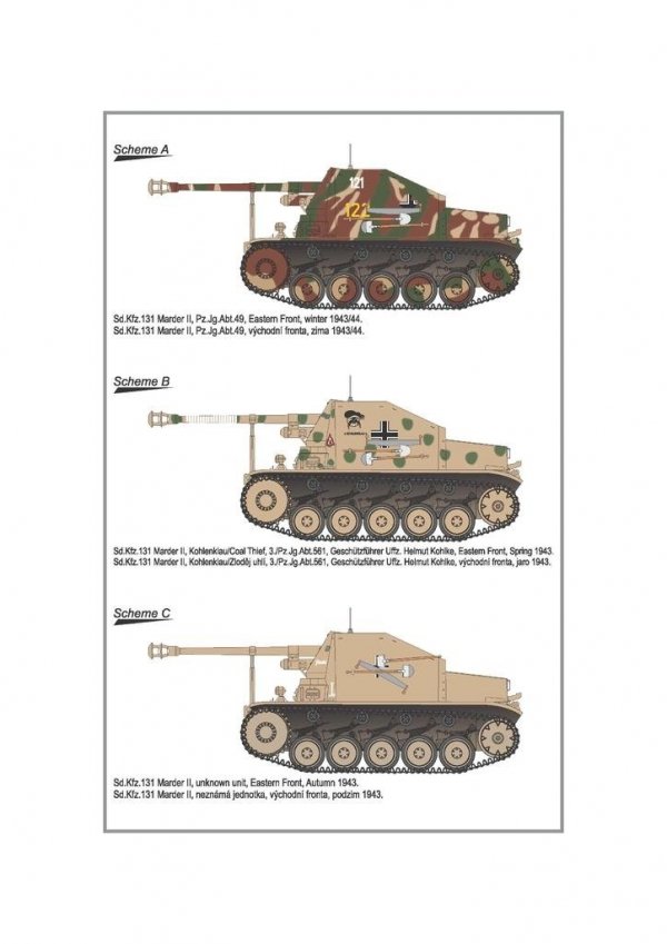 Special Armour 72020 Sd.Kfz 131 Marder II (7,5 cm PaK 40/2) 1/72