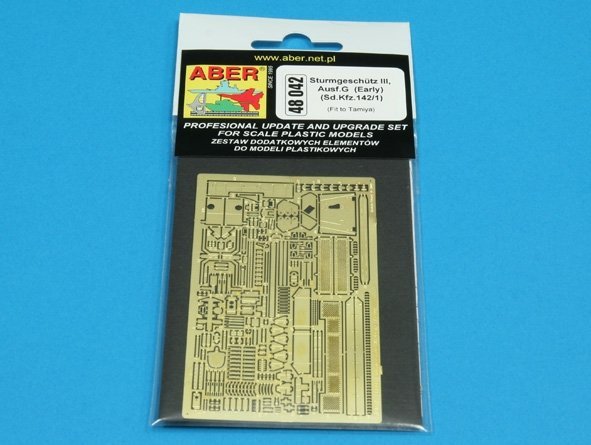 Aber 48042 Sturmgeshütz III, Ausf. G (SD.Kfz.142/1)-wczesny Tamiya 1/48