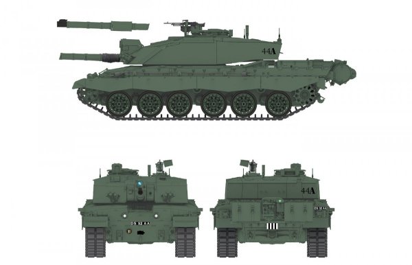 Rye Field Model 5062 Challenger 2 with workable track links 1/35
