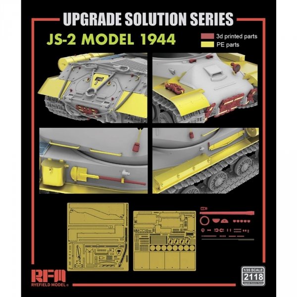 Rye Field Model 2118 JS-2 Model 1944 Upgrade Set for RM-5158 1/35