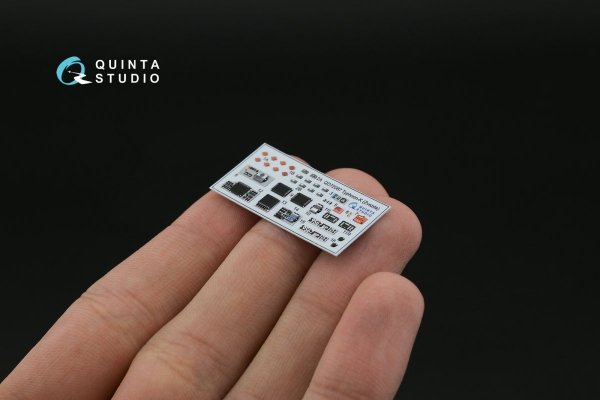 Quinta Studio QD72087 Typhoon-K 3D-Printed &amp; coloured Interior on decal paper (Zvezda) 1/72