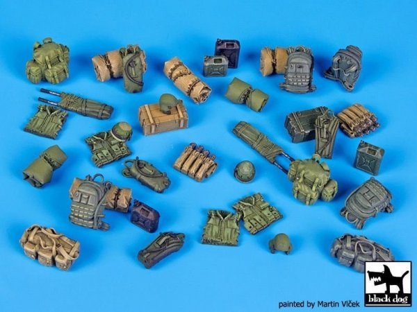 Black Dog T35084 Israeli modern equipment accessories set 1/35