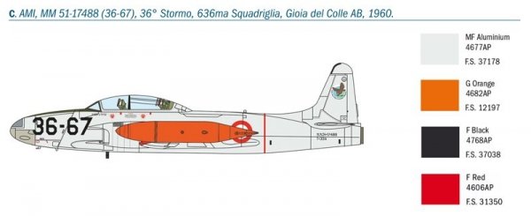 Italeri 1444 T-33A SHOOTING STAR 1/72