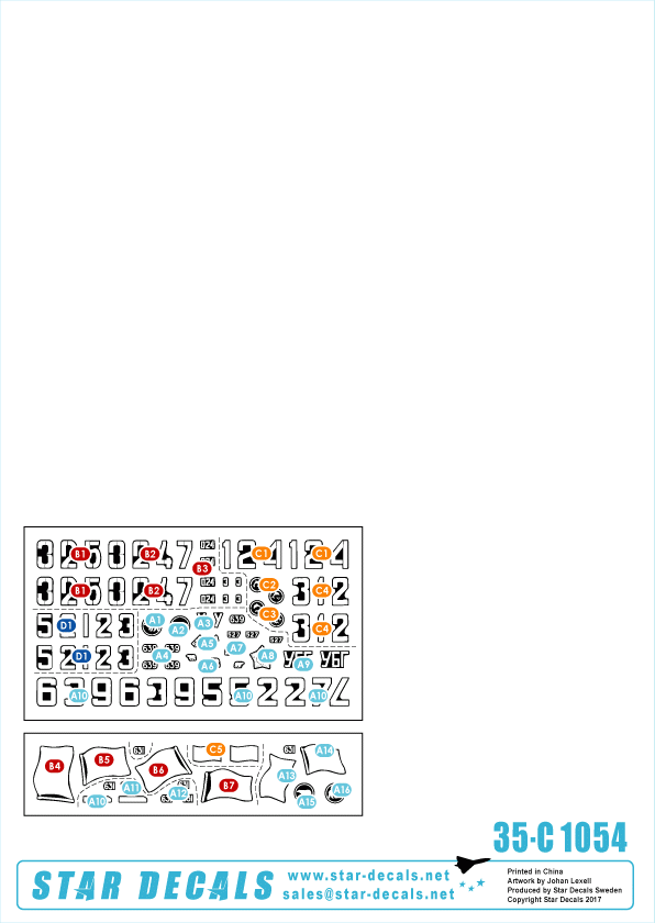 Star Decals 35-C1054 Naval Infantry 1 1/35