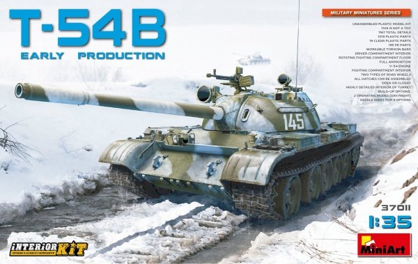 MiniArt 37011 T-54B EARLY PRODUCTION - Full interior 1/35 