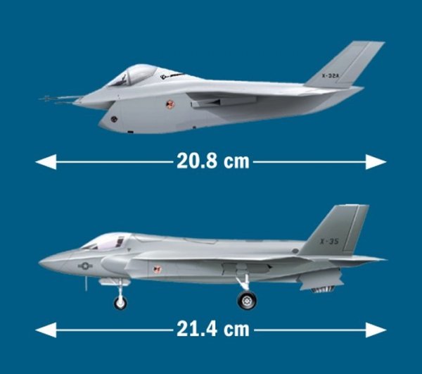 Italeri 1419 JSF Program X-32A and X-35B (1:72)