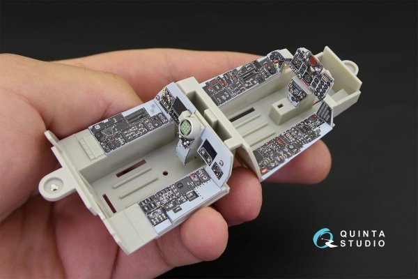Quinta Studio QD32038 F-4E early/F-4EJ 3D-Printed &amp; coloured Interior on decal paper (for Tamiya kit) 1/32