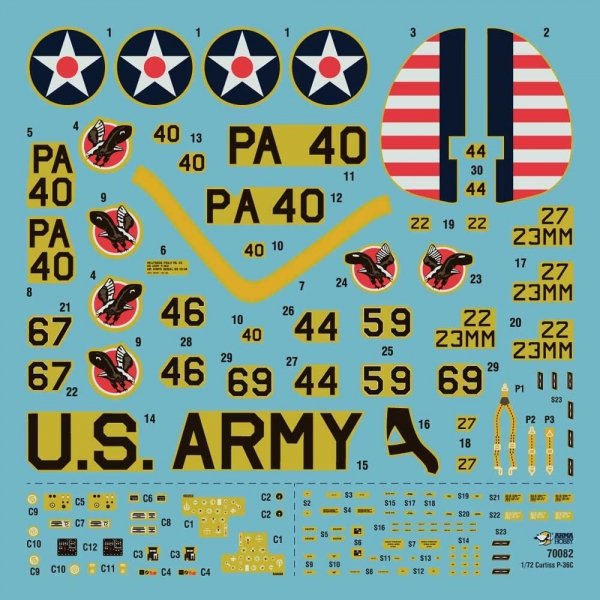 Arma Hobby 70082 Curtiss P-36C 1/72