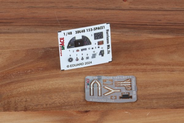 Eduard 3DL48153 Hurricane Mk. IIc SPACE HOBBY BOSS 1/48