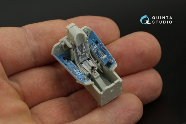 Quinta Studio QD48234 Su-35S 3D-Printed &amp; coloured Interior on decal paper (KittyHawk) 1/48