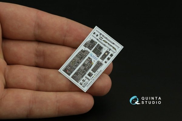 Quinta Studio QDS-48341 F-4G early 3D-Printed &amp; coloured Interior on decal paper (Meng) (Small version) 1/48