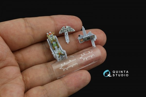 Quinta Studio QD72172 Blackburn Buccanneer S.2B Early 3D-Printed &amp; coloured Interior on decal paper (Airfix) 1/72