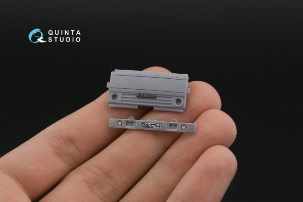Quinta Studio QD72145 KAMAZ-5350 3D-Printed coloured Interior on decal paper (Zvezda) 1/72