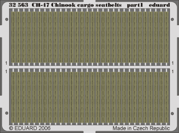 Eduard 32563 CH-47 Chinook cargo seatbelts 1/35 TRUMPETER