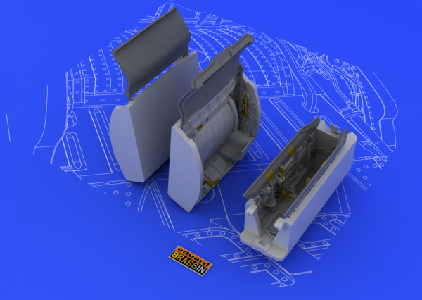 Eduard 648049 MiG-21 wheel wells 1/48 (EDUARD)