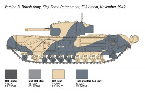  Italeri 7083 Churchill Mk. III 1/72