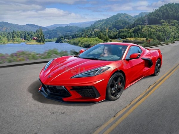 Revell 07714 Corvette C8 Coupe 1/25