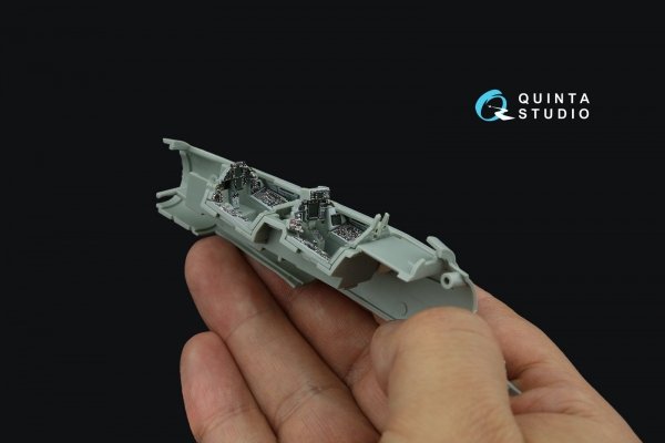 Quinta Studio QD72085 F-14B 3D-Printed &amp; coloured Interior on decal paper (Academy) 1/72