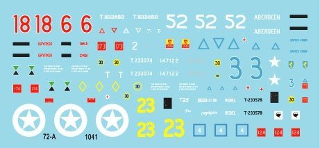 Star Decals 72-A1041 British Shermans. 75th D-Day Special. Sherman Mk I / Mk II / Mk III / Mk I Hybrid 1/72