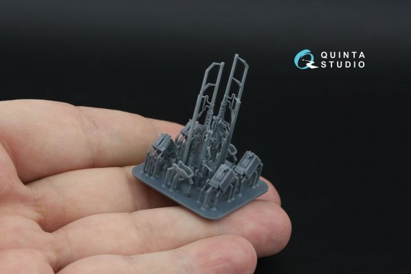 Quinta Studio QT48154 Browning .50 M2HB Machine Gun, 2 pcs (for all kits) 1/48