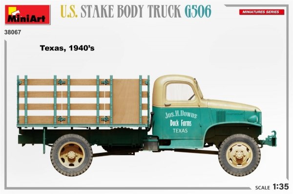 MiniArt 38067 U.S. STAKE BODY TRUCK G506 1/35